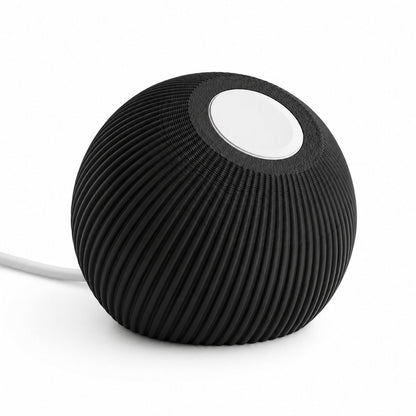 Skushy Apple Watch oplaadstandaard Bol Design - Zwart
