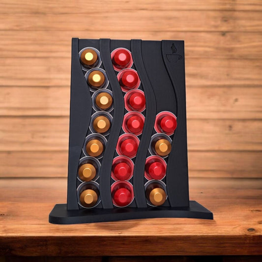 Skushy Koffiecups houder met golvend design voor Nespresso