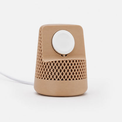 Skushy Apple Watch oplaadstandaard HomePod Design - Latte
