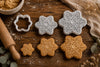 Skushy koekjesuitsteker sneeuwvlok set van 3 voor kerst