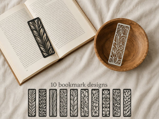 Skushy Boekenleggers om in te kleuren - set van 10 stuks