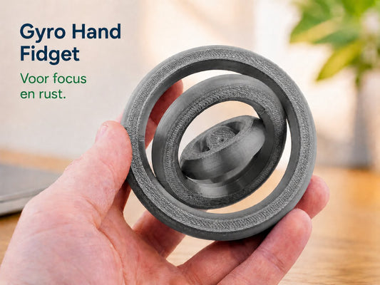 Skushy Gyro Hand Fidget speelgoed voor focus – 9 cm