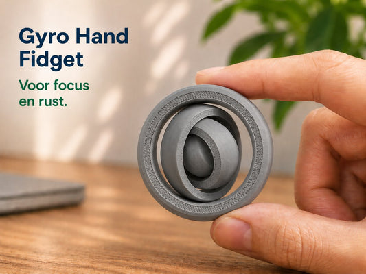 Skushy Gyro Hand Fidget speelgoed voor focus – 5 cm