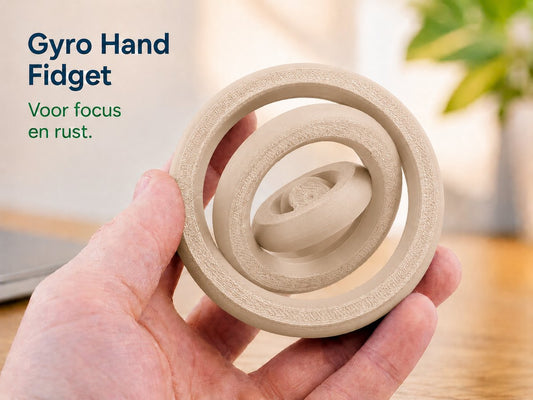Skushy Gyro Hand Fidget speelgoed voor focus – 9 cm