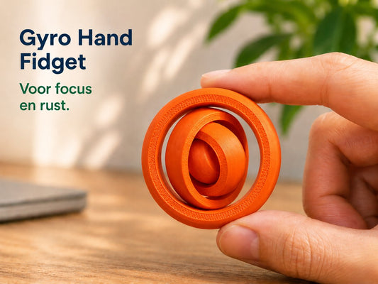 Skushy Gyro Hand Fidget speelgoed voor focus – 5 cm