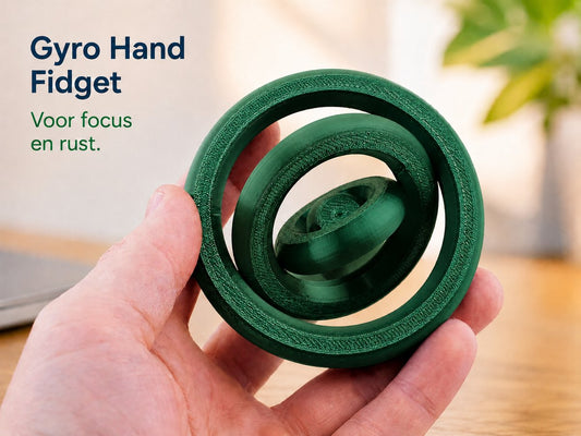 Skushy Gyro Hand Fidget speelgoed voor focus – 9 cm