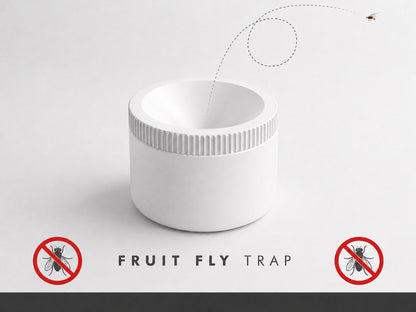 Skushy fruitvliegenval met trechteropening voor keuken - 55 x 44 mm