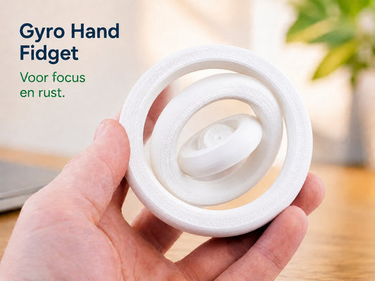 Skushy Gyro Hand Fidget speelgoed voor focus – 9 cm
