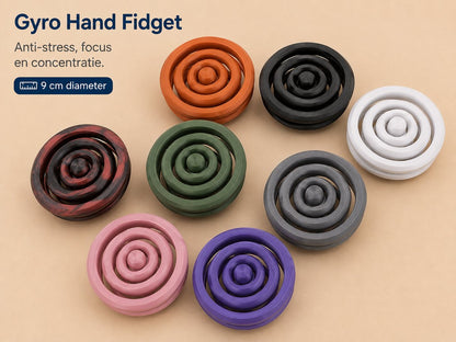 Skushy Gyro Hand Fidget speelgoed voor focus – 9 cm