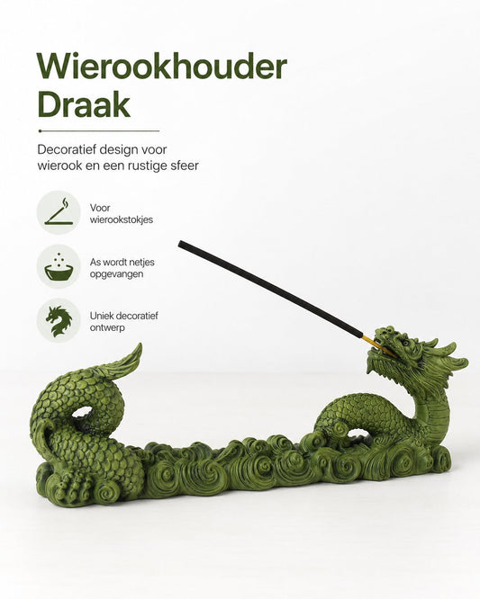 Skushy wierookhouder Dragon voor wierookstokjes