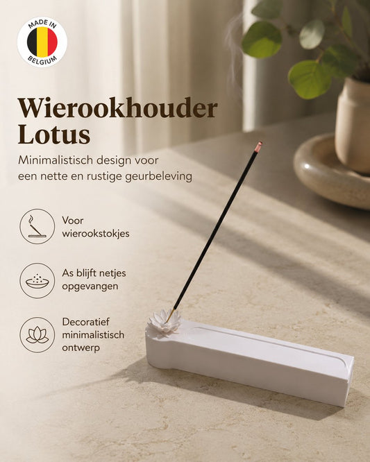 Skushy wierookhouder Lotus Flower Incense Holder met box