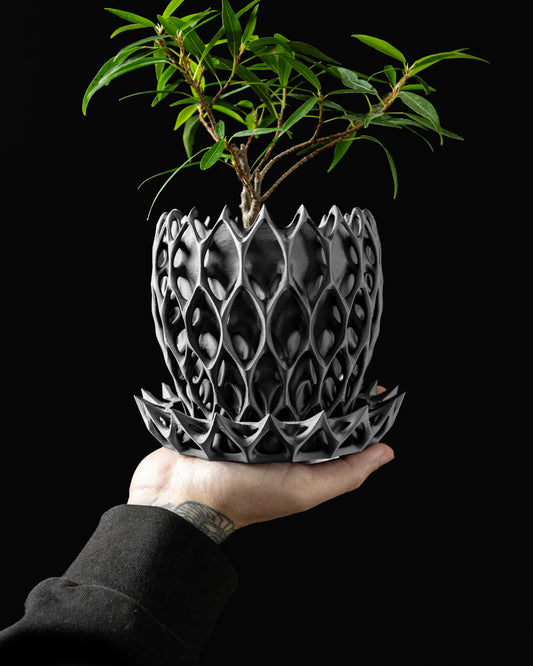 Designer Invader Bloempot